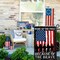 Memorial Day Patriotic Amercian Garden Flag 4th of July Yard Flags for Outside 12x18 Double Sided